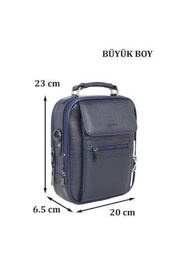 Büyük Boy Kasalı Erkek El ve Omuz Çantası Su Geçirmez  Dış Yüzey