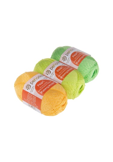 Pehorka İnci İpliği "tropikal Bahçe" Seti 3 X 100 Gr Pekhorka 397047981