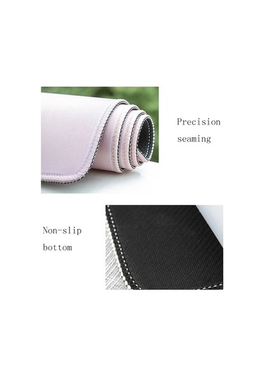 300x800x4mm Ebru Aşınmaya Dayanıklı Kauçuk Mouse Pad Fraglet Mermer