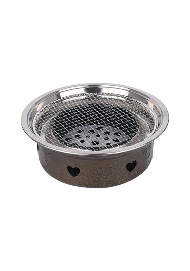 15 Cm Yuvarlak Paslanmaz Çelik Izgara Izgara Filesi Yapışmaz Izgara Fırın Kabı