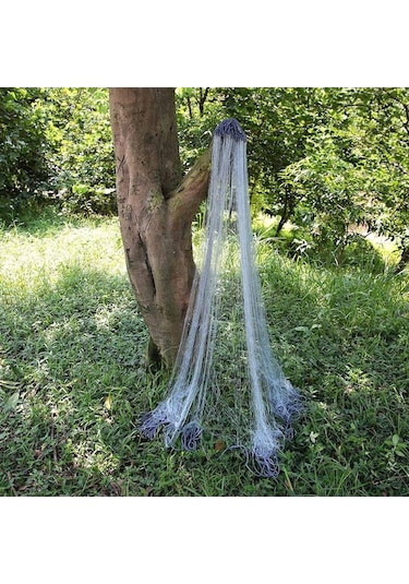 Novahub Balıkçılar İçin 3 Katmanlı Naylon Ağ, Çeşitli Boyutlarda 30mm, 40mm, 50mm, 60mm, Uç Kapaklı Seçenekleriyle