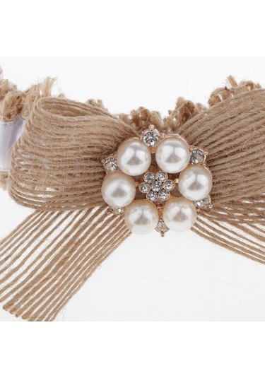 Dolıty 2 Parça Bayan Dantel Çiçekli Bacak Jartiyer Kahverengi Kahverengi