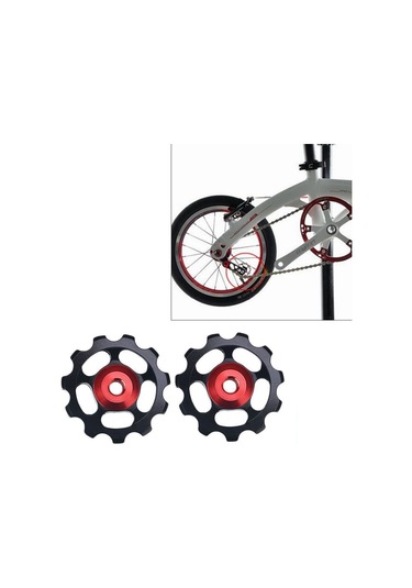 Reedark Alüminyum Cnc Bisiklet Arka Vites Tekerleği 11t, Seramik Rulmanlı, 7.7g, Sürtünme Azaltıcı, Mtb/yol Bisikleti İçin, Siyah