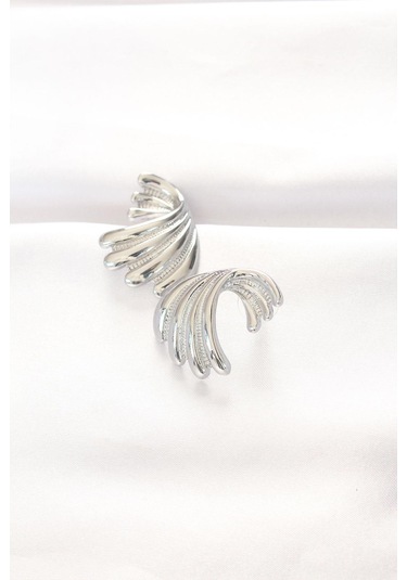 Pirinç Gümüş Renk Küpe Gold