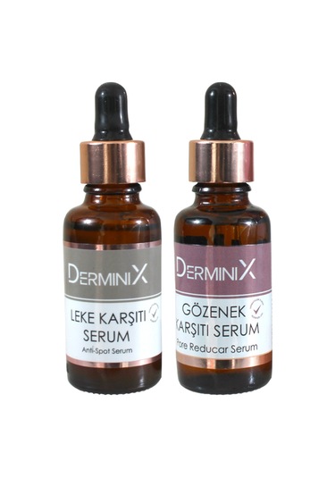 Derminix Gözenek Karşıtı + Leke Karşıtı Cilt Bakım Serumu 2 x 30 ML