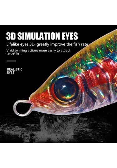 10 Renk/set Hengjıa Demir Plaka Kurşun Balık Kukla Yem Yavaş Marş Deniz Balıkçılığı Lures, Model: 40g