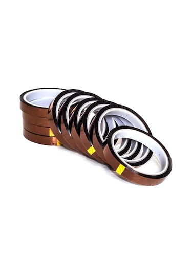 Polyimid Kapton Yüksek Isı İzolasyon Bandı 20 MM x 33 M