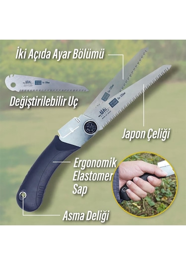 Suizan F003 Mini Katlanır Japon Testeresi 12 Cm