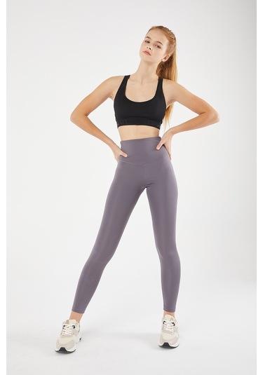 Josejuan Kadın Tayt Uzun Toparlayıcı Yüksek Bel 7101-füme Füme