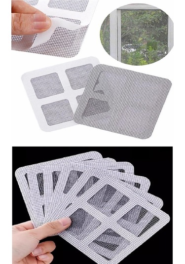 10 Adet Yapışkanlı Kesilerek Kullanılabilir Yırtık Kapı-pencere S