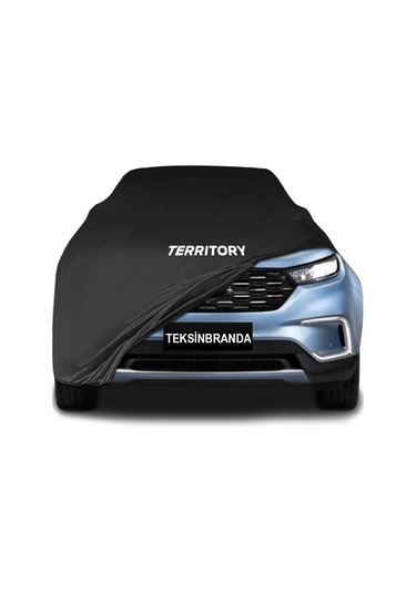 Ford Territory Siyah Kumaş Araba Brandası Logolu Penye Branda Oto Branda