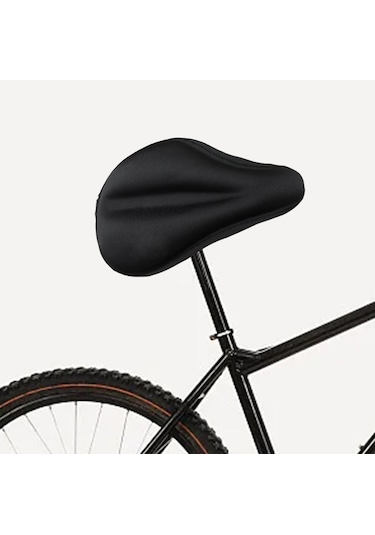 Suntek Yetişkin Cruiser Bisiklet Için Sele Siyah Nefes Stil-b Siyah