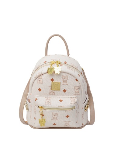 Lyon Sırt Çantası Kadın Sırt Çantası Yaz Modası Gelişim Öğrenci Günlük Çanta - Beyaz Beyaz