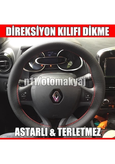 Renault Clio 2 Oto Direksiyon Kılıfı Dikme