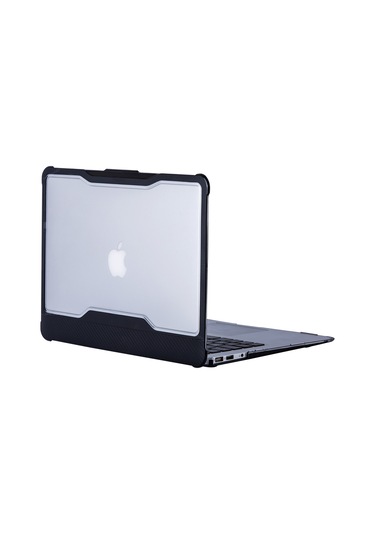 Macbook Air Kılıf Hardcase A1369 A1466 İle Uyumlu Kılıf Outdoorhf Siyah