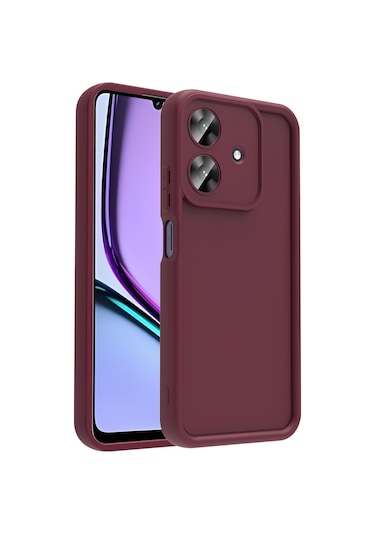 Zore Realme Note 60 Kılıf Kamera Korumalı Ananas Kapak - Siyah Siyah
