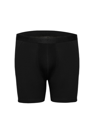 Weweus Siyah 3'lü Micro Modal Premium Erkek Uzun Boxer 14193 Siyah