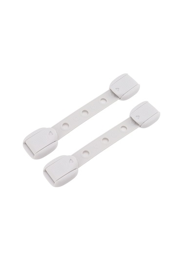 Jeemson 5 Adet Gri Çocuk Güvenlik Kilidi - Çift Yönlü Ayarlanabilir Dolap/çekmece/ Buzdolabı Kilitleri - Bebek Ellerini Korumak İçin Abs Malzeme Gri