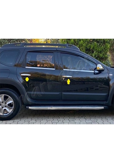 Markadan Dacia Duster Krom Kapı Kolu 2010-2017 4 Kapı Paslanmaz Ç