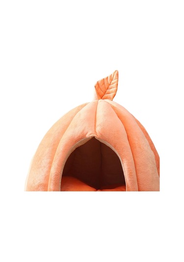Suntek Mağara Pet Yatak Köpek Çadırı Turuncu-35x35x35cm