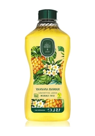 Doğal Zeytinyağlı Hawaii Ananas Sıvı Sabun - 1.5 L