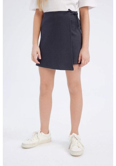 DeFacto Kız Çocuk Şort Etek B4465A825SMAR31 Antrasit