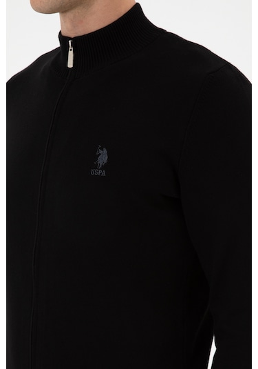 U.s. Polo Assn. Erkek Siyah Hırka Triko 50313684-vr046 Siyah