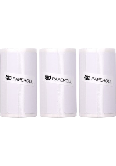 Novahub Paperang P1 S /p2 S Termal Yazıcı Uyumlu 3 Rulo Kendinden Yapışkanlı Termal Etiket 50x30mm, Optimize Edilmiş Model