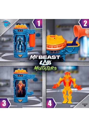 Mr Beast Lab Mutators Hyper Fusion Fire Panther Deney Seti