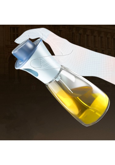 Hangfox Mutfak Yağ Spreyi 180ml Pp Materyal, Toz Koruma, Şeffaf, Kaymazsız, Hassas Kontrol, Soya Sosu Ve Sirke İçin Çok Renkli