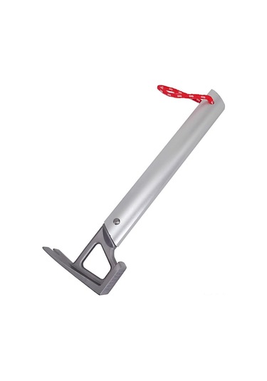 Ximistore9 Günlük Kamp Çıkmaları İçin Çok Fonksiyonlu Gümüş Renkli Çadır Çivi Çekiç Ve Çivi Çekici Paslanmaz Çelik + Alüminyum Alyuminyum Gümüş