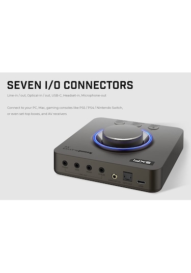Creative Sound Blaster X4 Hi-Res 24 Bit 192 kHz 7.1 Harici Ses Kartı