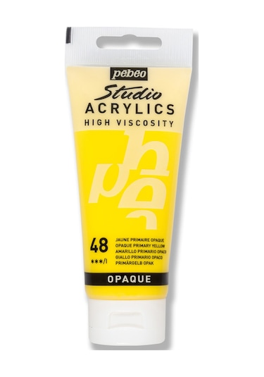 Pebeo Studio 831-48 Dark Primary Yellow 100 ml Akrilik Boya