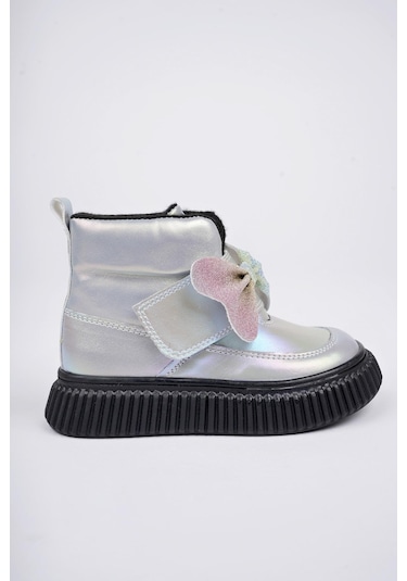 Muggo Nixie Garantili Kaymaz Taban Rahat Kalıp Cırtlı Ve Fiyonklu Çocuk Kışlık Bot 001