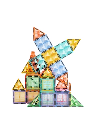 Starshine 100 Parçalı Premium Manyetik Oyuncak/bloklar Seti Renk