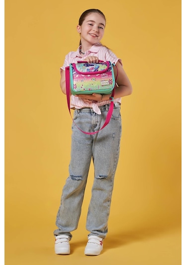 Coral High Kids Pembe Su Yeşili Flamingo Desenli Thermo Beslenme Çantası 11880