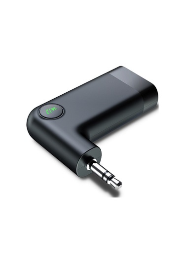 S-18 Araba Mini Aux Ses Adaptörü Kablosuz Bluetooth 5.0 Alıcı