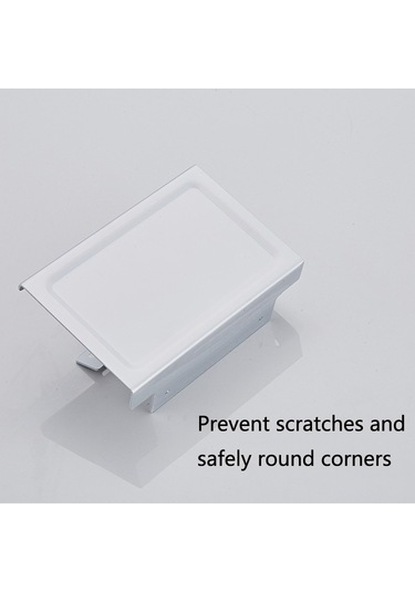 Sones Punch-free Space Alüminyum Mutfak Ve Tuvalet Kağıdı Tutucu Cep Telefonu Rafı Rulo Kağıt Tutucu, Renk: Beyaz