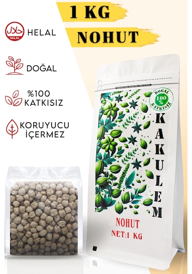 Kakulem Köy Yerli Beyaz Nohut 1 KG