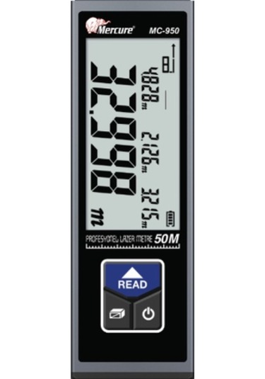 Mercure MC-950 Şarjlı Lazer Metre 50 M