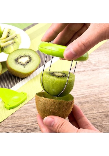 Sarı Kivi Kesici Mutfak Ayrılabilir Yaratıcı Meyve Soyucu Salata Pişirme Araçları Limon Soyma Aletleri Mutfak Aletleri Ve Aksesuarları