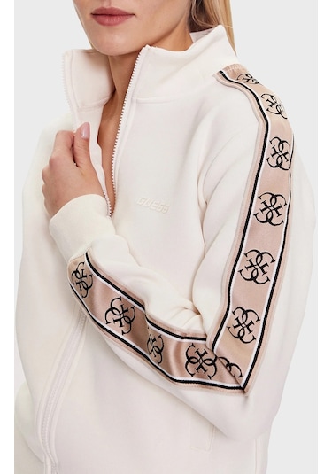 Guess Kadın Sweatshirt V2yq16kb3p2 G6k5 Ekru