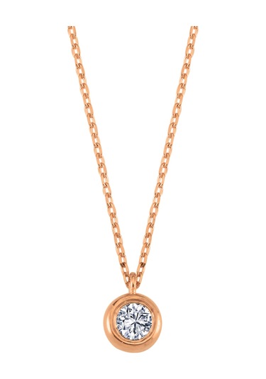 Lova 0,16 Karat Pırlanta Tektaş Kolye - 2040069