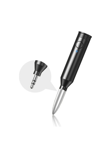 Sones M416 Araç Bluetooth Alıcısı Oynatıcı Ses Alıcısı Adaptörü Aux Dönüştürücü Gümüş