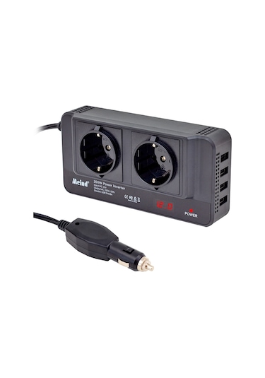 Powermaster Pm-19827 200 W 12 V 4 Usbli Dıgıtal Çakmaktan P