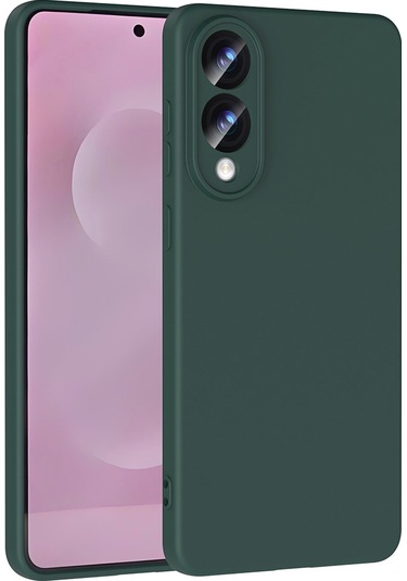 Toyigoo Galaxy Uyumlu S25 Edge Kılıf Mara Lansman Kapak - Koyu Yeşil Yeşil