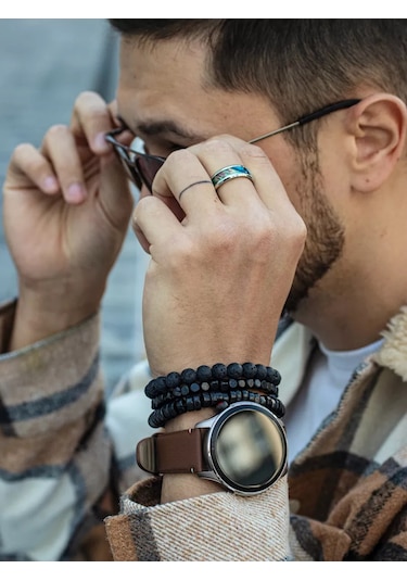 Rasputın Brand Lava Bileklik Seti 230858269 Siyah