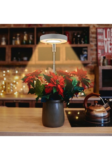 Mufunye 3/9/12h Zaman Ayarlı, Parlaklık Kontrollü Mini Led Daire Lamba - İç Mekan Bitki Yetiştirme Işık Sistemleri