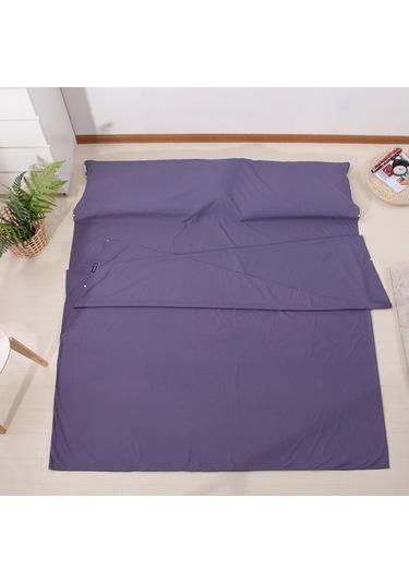 Hafif Uyku Tulumu Astarlı Uyku Tulumu Açık Kamp Otel Seyahat Mor