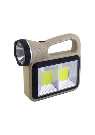 Panther Pt-2209 Usb Şarjlı Solar El Feneri Bej